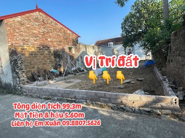 Lô đất Tuy Lai, Mỹ Đức, Hà Nội 99,3m² - Chính chủ bán giá tốt!