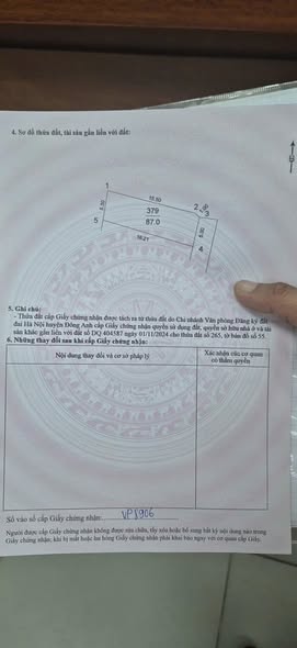 Đất nền Nam Hồng, Đông Anh 87m² giá chỉ 5x triệu - Vị trí đắc địa gần công viên!