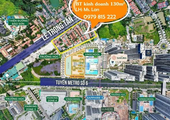 Nhà phố Bảo Sơn An Khánh 130m² giá 22 tỷ - Đầu tư sinh lời tiềm năng