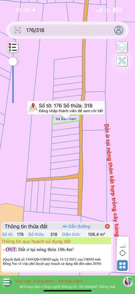 Đất thổ cư Sông Thao 100m² giá 780 triệu - Sổ đỏ chính chủ