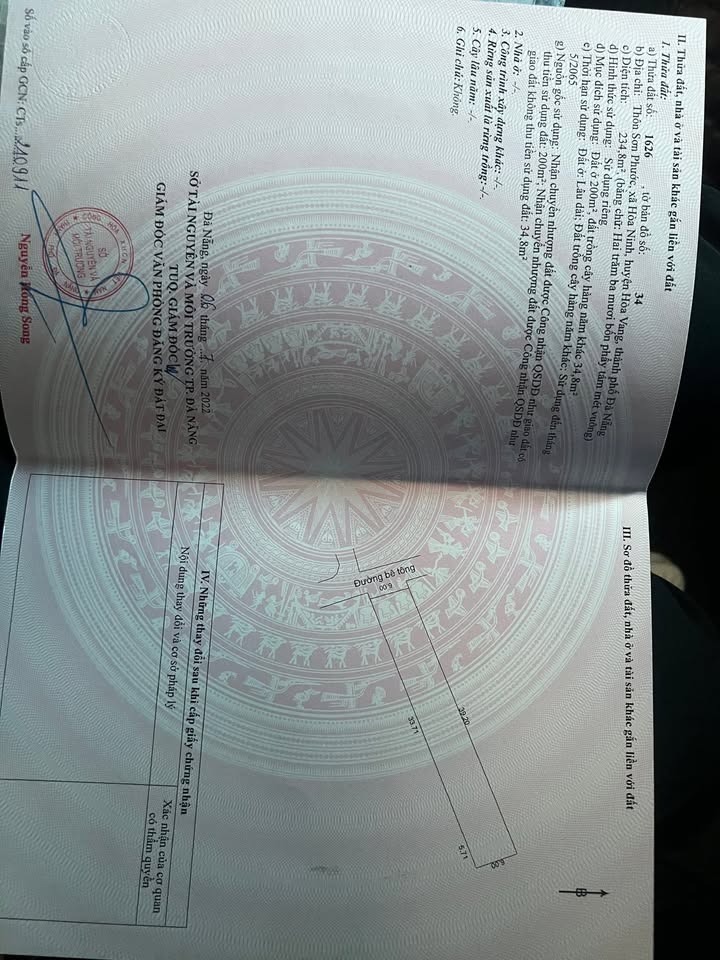 Đất ở 230m² tại Chợ Hòa Ninh, Bà Nà - Đà Nẵng chỉ 2.5 tỷ - Tiện ích đầy đủ!