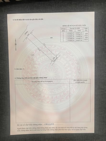 Đất nền Đông Tảo, Khoái Châu 94m² giá chỉ 20 triệu - Sổ hồng riêng
