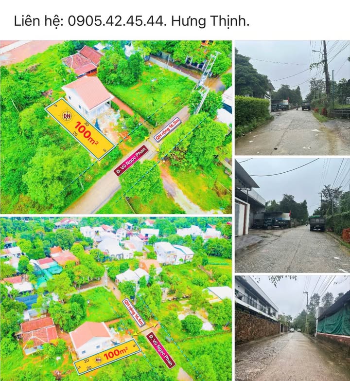 Đất mặt tiền Vũ Ngọc Phan, Thủy Xuân, 100m² giá 2.2 tỷ - Đường lớn, vị trí đẹp!