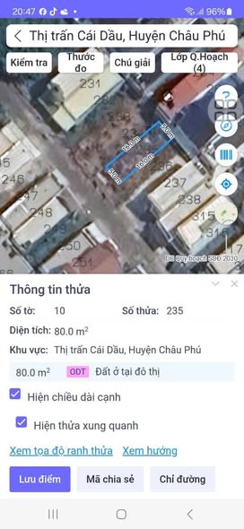 Đất nền dự án Khu đô thị Sao Mai Cái Dầu 80m² giá 1 tỷ - Cơ hội đầu tư tuyệt vời!