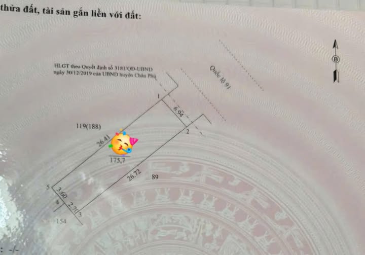 Nhà kiên cố mặt tiền Quốc lộ 91, xã Châu Phú, 179m² - Đầu tư sinh lời ngay!