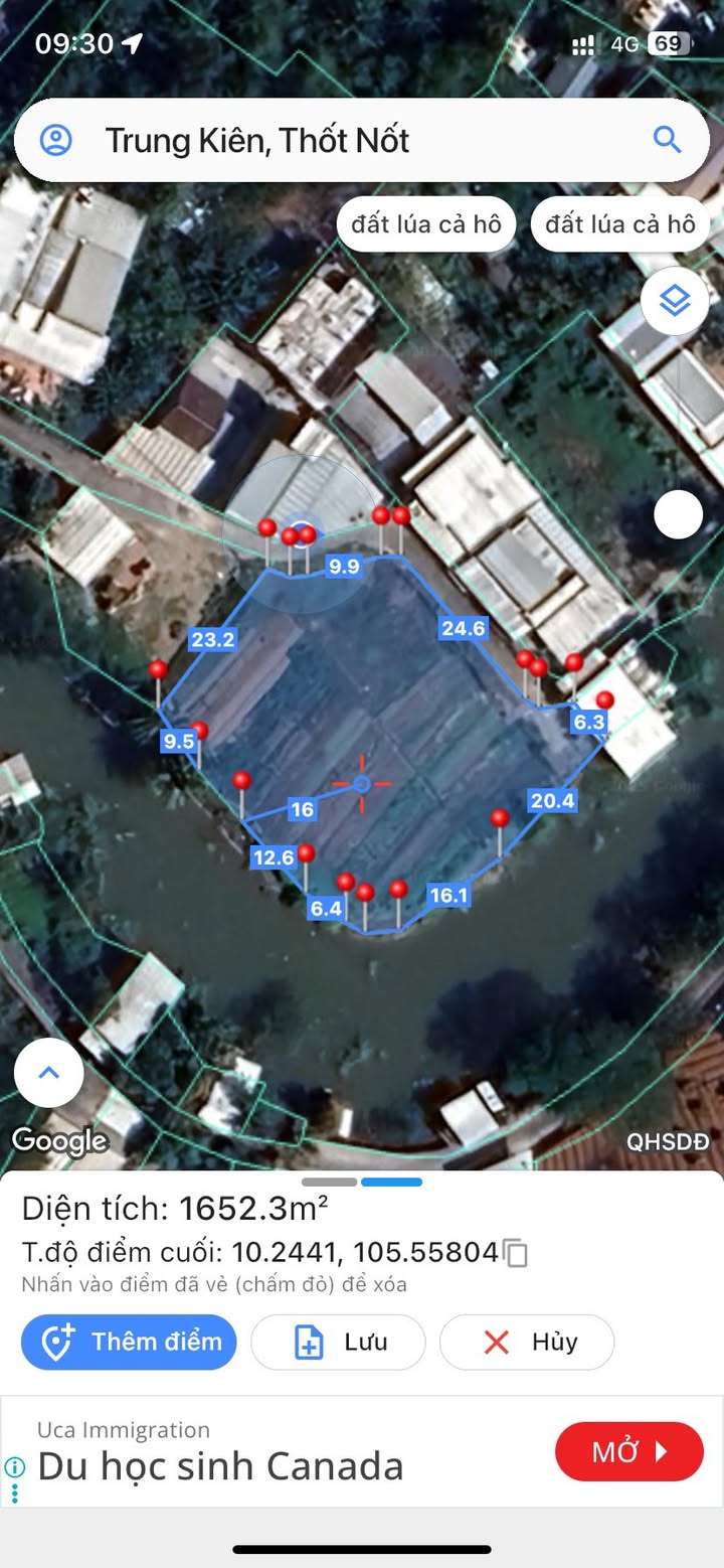 Đất nền 390m² tại Thốt Nốt - Cơ hội đầu tư sinh lời hấp dẫn!