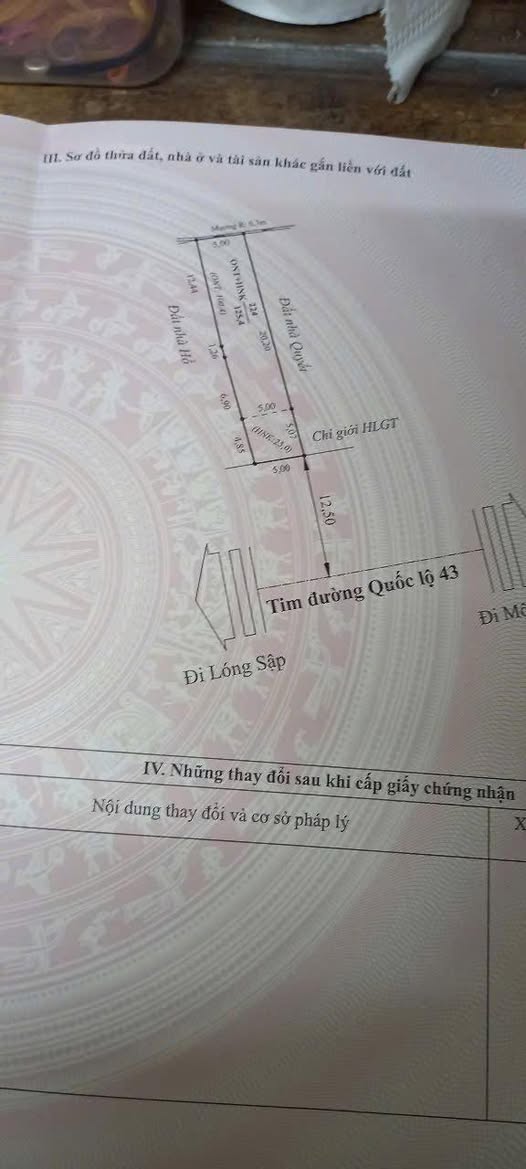 Đất mặt đường Quốc lộ 43, Mường Sang, 127.5m² giá chỉ 2 tỷ - Cơ hội đầu tư hiếm có!