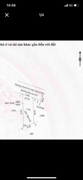 Đất nền Hòa Lợi Bến Cát 120m² giá 1.3 tỷ - Sổ đỏ chính chủ, gần KCN