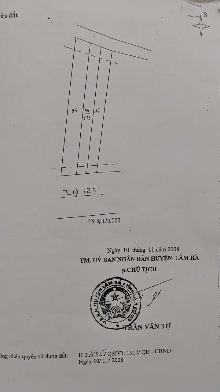 Đất nền Tân Hà Lâm Hà 2960m² giá 6 tỷ - Mặt tiền đường nhựa dốc rộng rãi!