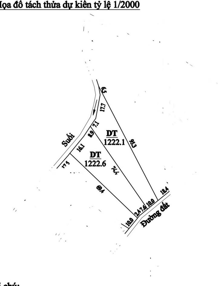 Đất ở Lộc Ngãi Bảo Lâm 2444m² giá 1.65 tỷ - Đường lớn, tiềm năng đầu tư