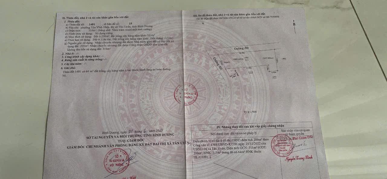 Đất nền Tân Vĩnh Hiệp 409m² giá 5 tỷ - Sổ đỏ chính chủ, 2 mặt tiền