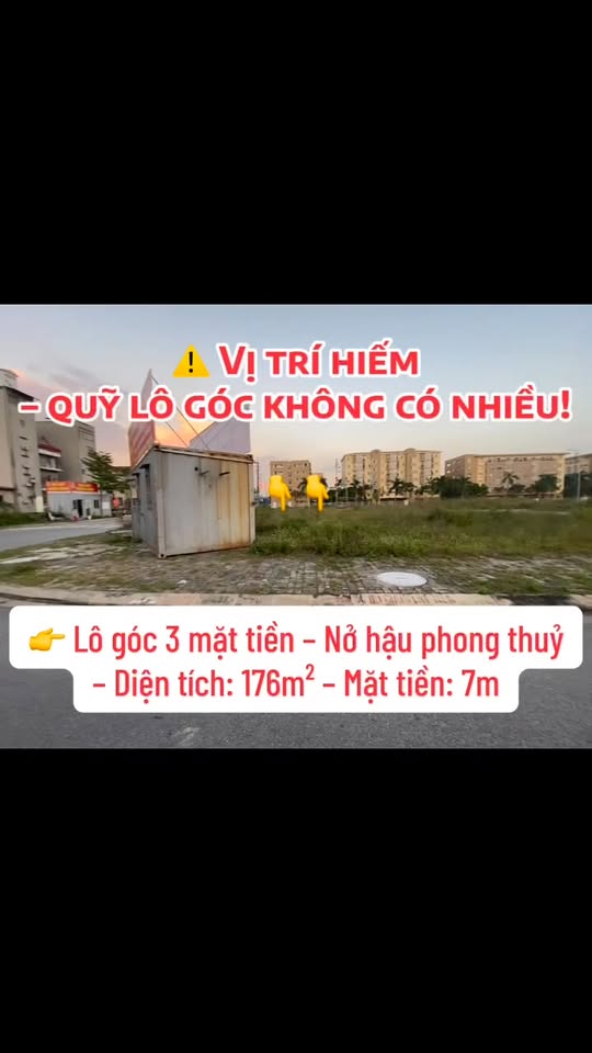 Đất nền góc 3 mặt tiền Đông Phong 176m² giá 8 tỷ - Cơ hội đầu tư sinh lời tuyệt vời!