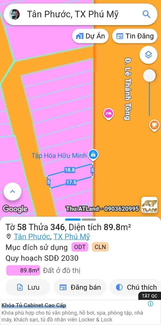 Đất nền trung tâm Phú Mỹ 60m² giá chỉ 3 tỷ - Mặt tiền đẹp, đầu tư sinh lời!