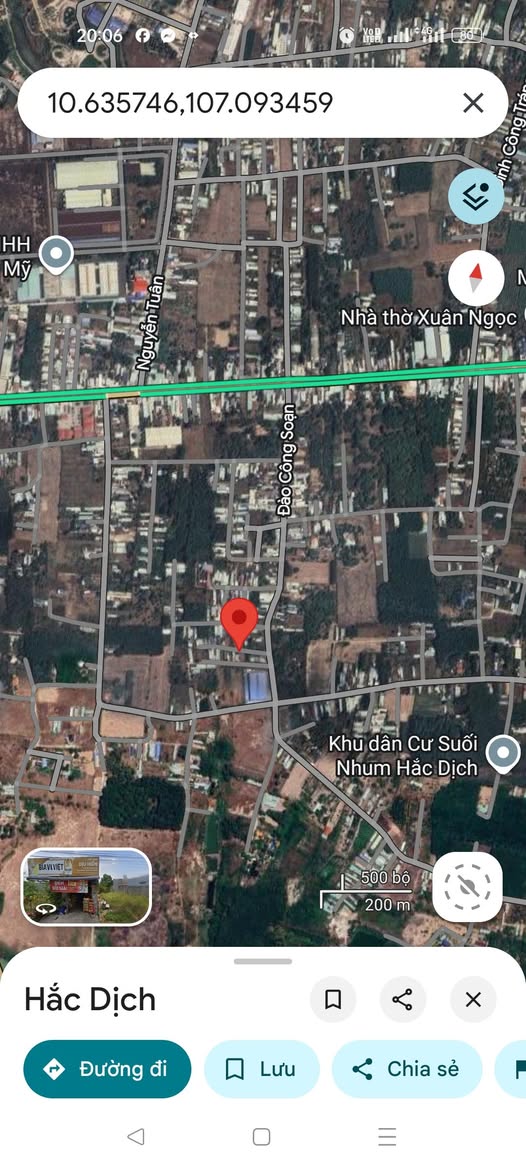 Đất thổ cư Hắc Dịch, Phú Mỹ 70m² giá chỉ 900 triệu - Cơ hội vàng cho nhà đầu tư!