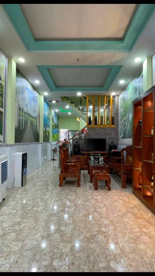 Nhà cho thuê trệt lầu KDC P Tân Bình - Dĩ An 3PN giá 7 triệu