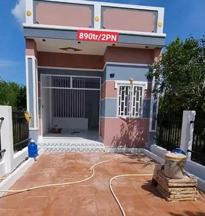 Nhà riêng Vĩnh Xuân B, Châu Thành, Long An 140m² giá 890 triệu - Nhà mới 100% hỗ trợ ngân hàng!