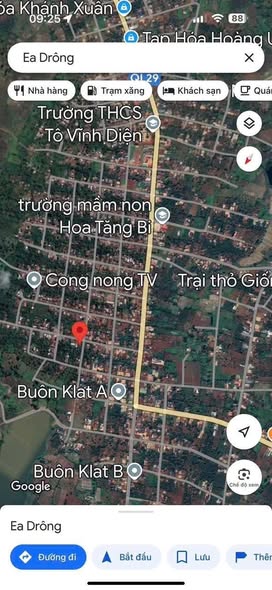 Đất 2 mặt tiền Ea Drông Buôn Hồ 145m² giá 268 triệu - Đầu tư sinh lời ngay!