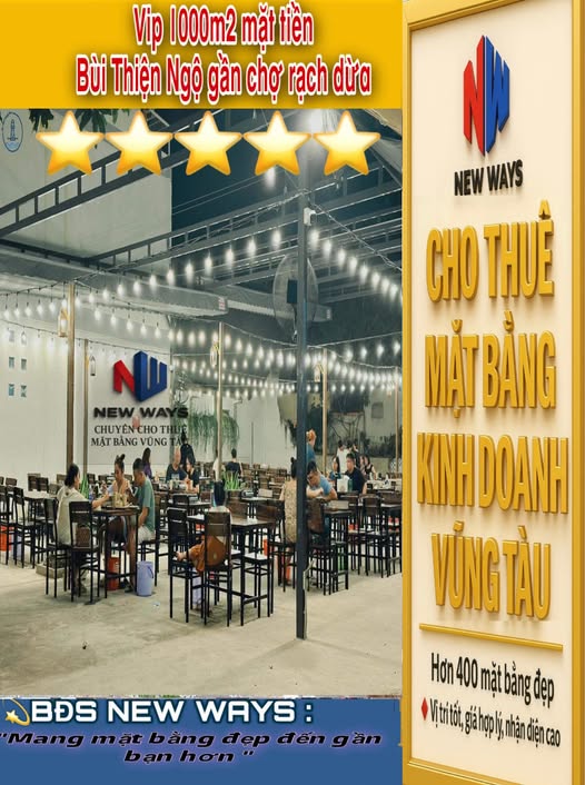 Cho thuê mặt bằng FrontHouse 1.000m² đường Bình Giã, Vũng Tàu - Vị trí vàng kinh doanh sinh lời!