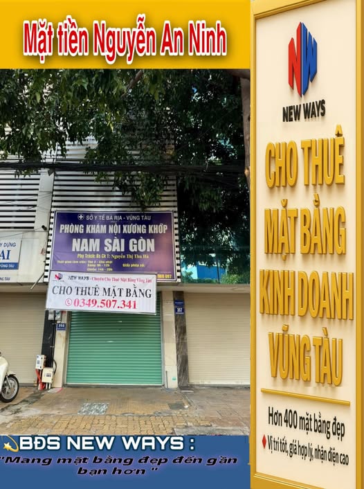 Nhà mặt tiền đường Nguyễn An Ninh, Vũng Tàu 76m² - Phù hợp kinh doanh