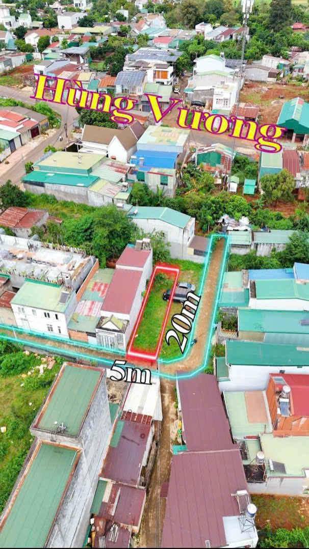 Bán đất hẻm Hùng Vương, phường Tân Lập, 100m² giá 2.55 tỷ - Đầu tư sinh lời!