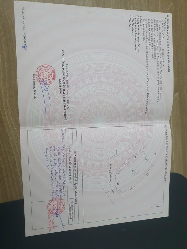 Đất chính chủ phường Tân Long 163.5m² giá 1.6 tỷ - Đường thông, tiện ích đầy đủ!