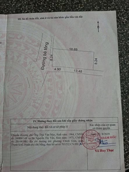 Đất nền Hòa Khương Đà Nẵng 824m² giá 1.3 tỷ - Tiềm năng đầu tư lớn!