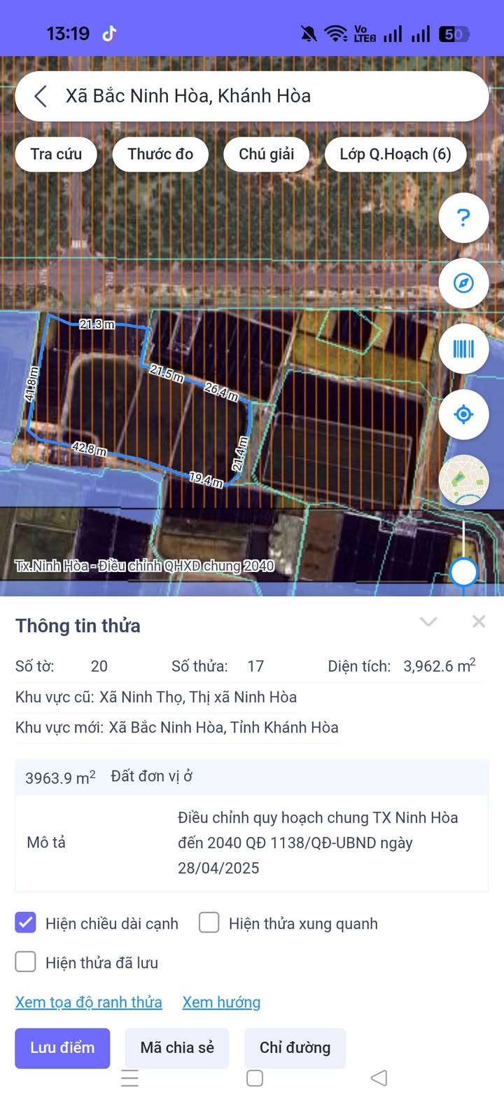 Đất thổ cư Ninh Thọ 3962m² giá 4.x triệu/m² - Cơ hội đầu tư sinh lời!