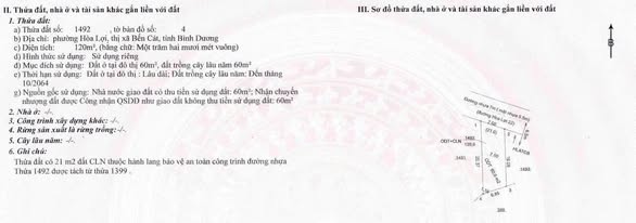 Đất nền Hòa Lợi Bến Cát 140m² giá 1.5 tỷ - Đường thông dân cư đông đúc!