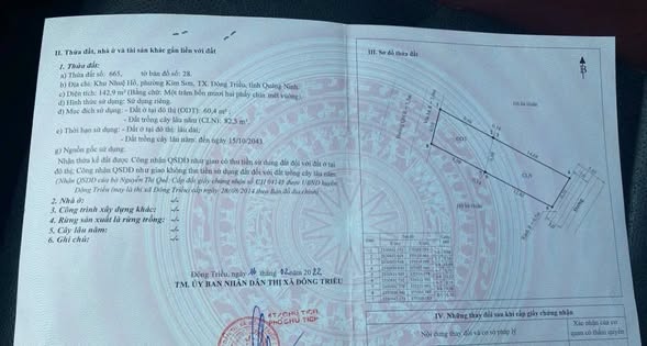 Đất nền Kim Sơn, Đông Triều - 130.5m², 142.9m² và 155.3m² - Mặt tiền rộng, giá tốt thương lượng!