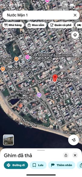 Đất nền mặt tiền đường Nước Mặn 1, Ngũ Hành Sơn 182m² - Vị trí đắc địa, giá đầu tư tốt!