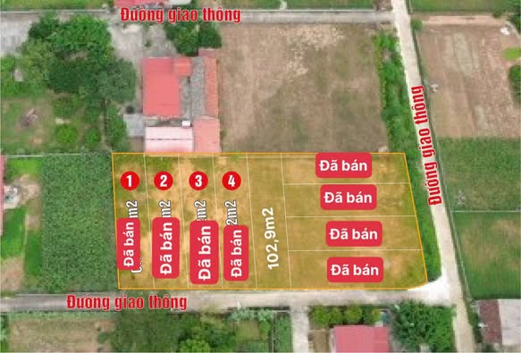 Đất nền thổ cư 103m² tại xã Công Chính, Nông Cống - Giá chỉ 1xx triệu!