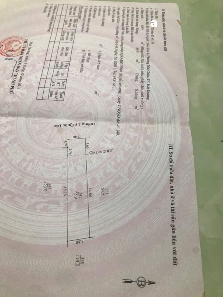 Đất mặt phố Lý Quốc Bảo 65.9m² giá thỏa thuận - Cơ hội đầu tư tuyệt vời!