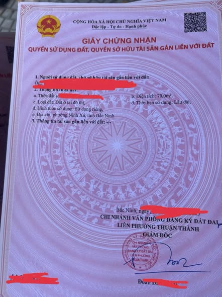 Đất Nền Ninh Xá, Thuận Thành 70m² giá chỉ 1 tỷ - Cơ hội đầu tư hiếm có!