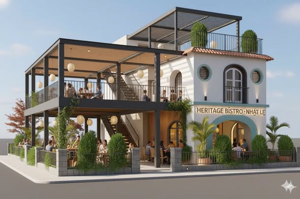 Cho thuê nhà hàng Heritage Bistro Bảo Ninh 311m² - Vị trí đắc địa ven sông Nhật Lệ!