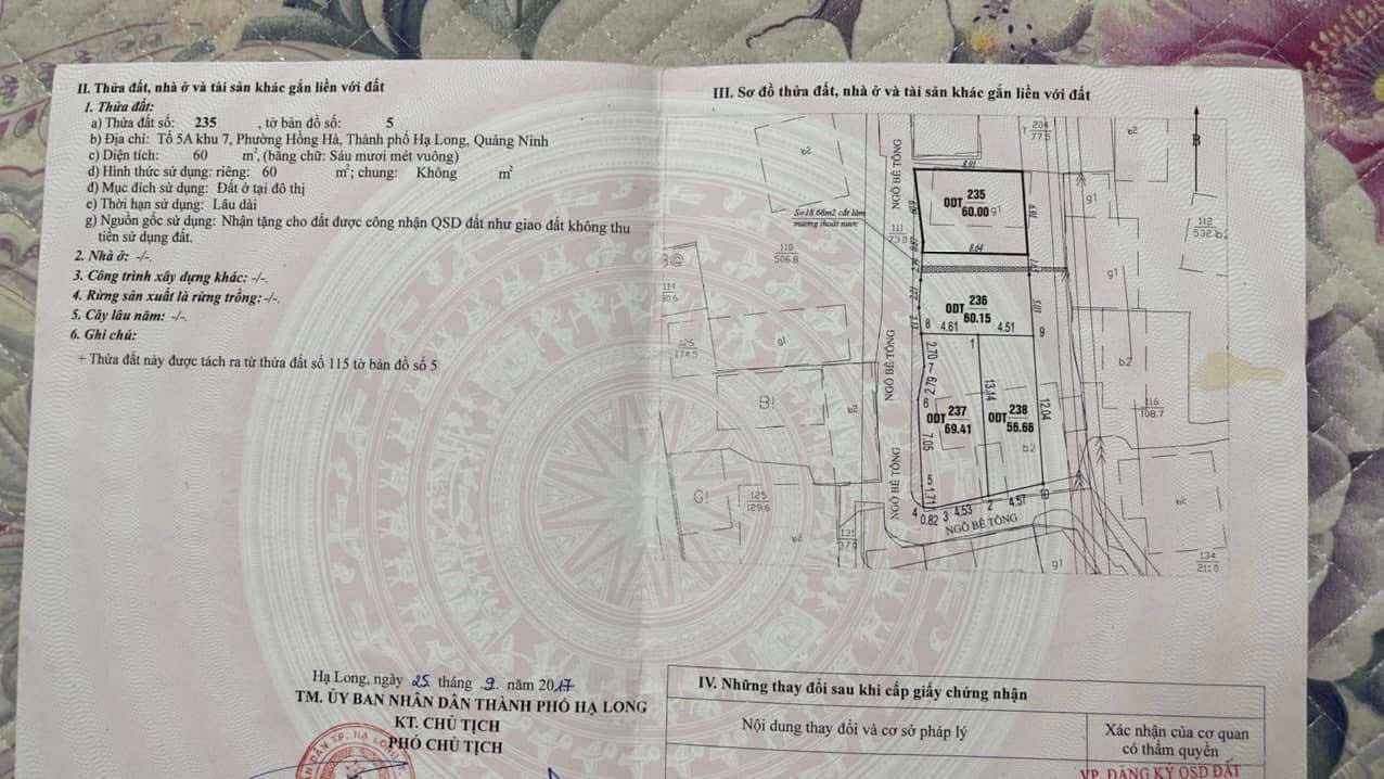 Đất nền Hồng Hà, Hạ Long 70m² giá 2.1 tỷ - Cơ hội đầu tư hấp dẫn!