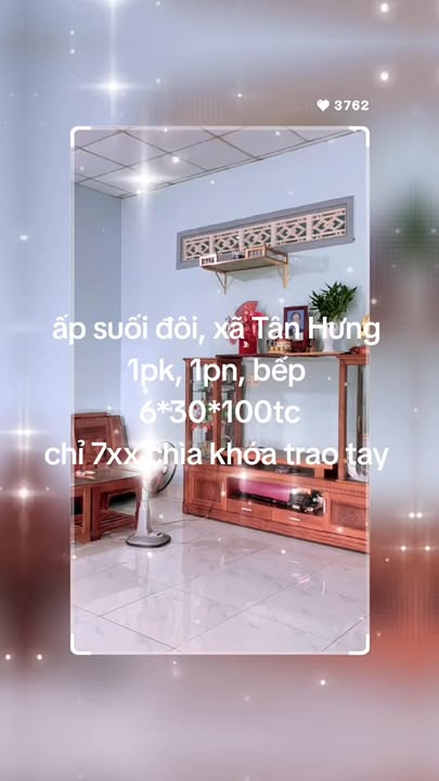 Nhà cấp 4 Suối Đôi, Tân Hưng, 180m² chỉ 700 triệu - Cần bán gấp!