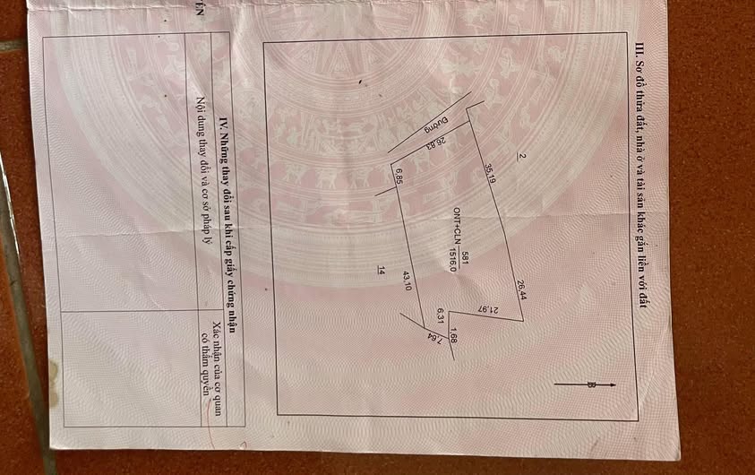 Đất nền tại Trung Thành, Phổ Yên, Thái Nguyên 1516m² - Giá chỉ 3.5 triệu/m²