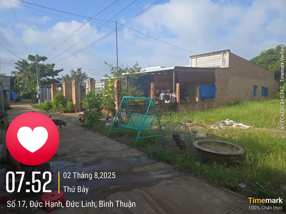 Đất thổ cư 100m² Thôn 4 Đức Hạnh - 630m² giá 1.15 tỷ - Chính chủ bán gấp!