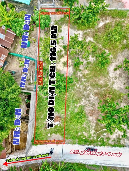 Đất thổ cư Diên Phước 116m² giá 850 triệu - Gần chợ và trường học!