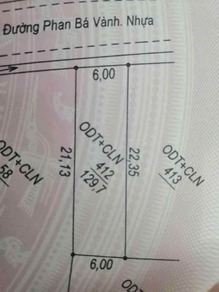 Đất mặt tiền Phan Bá Vành, Đồng Hới 132m² giá 1.3 tỷ - Cơ hội đầu tư tuyệt vời!