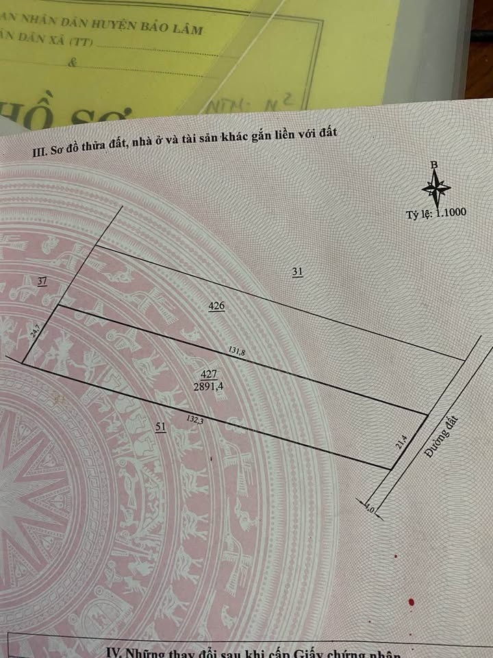Đất mặt tiền đường nhựa 10m Tứ Quý Lộc An 2900m² giá 4.35 tỷ - Đầu tư sinh lời ngay!