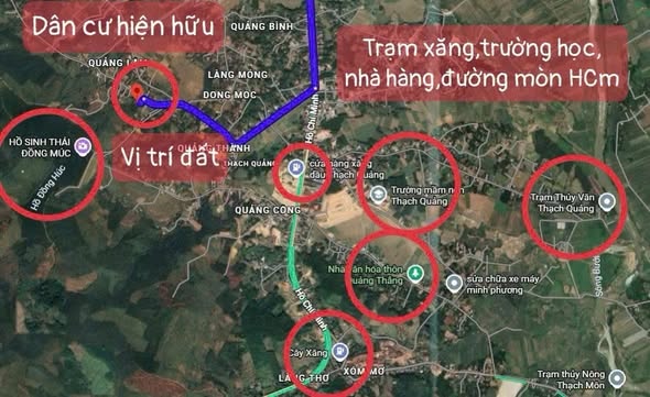 Đất thổ cư Thạch Quảng 100m² giá chỉ 100 triệu - Cơ hội đầu tư tuyệt vời!