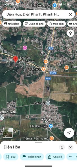 Đất nền Diên Hòa - Diên Khánh 1137m² giá 6 tỷ - Cơ hội đầu tư lý tưởng!