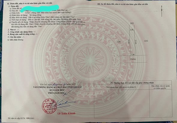 Đất nền Hẻm Đào Duy Từ, Pleiku 125m² giá 400 triệu - Đầu tư sinh lời ngay!