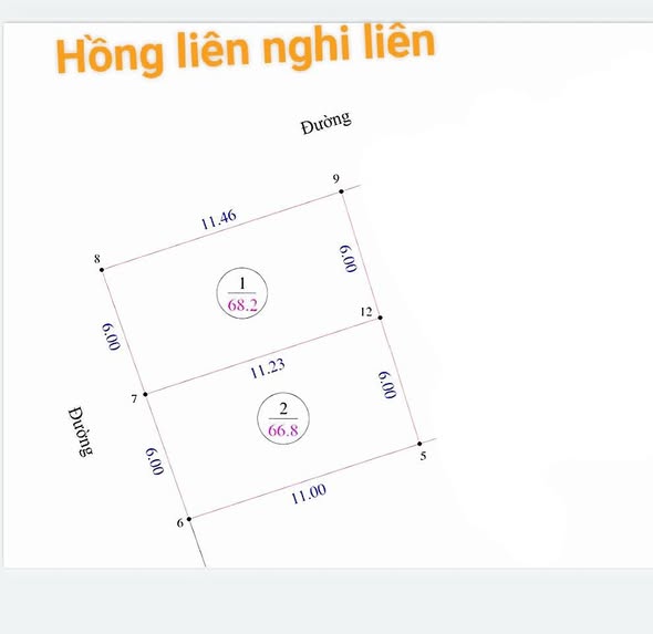 Đất nền xóm Hồng Liên, Nghi Liên 66.8m² giá 2.2 tỷ - Vị trí đắc địa, tiện ích đầy đủ!