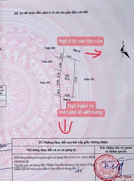 Đất nền tại Ngõ 65A Lê Viết Hưng, Hải Dương 53.3m² giá 1.1 tỷ - Cơ hội đầu tư tuyệt vời!