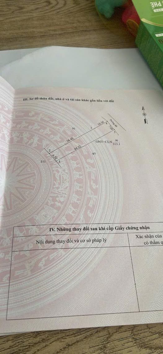 Đất thổ cư Tân Đông, Tân Châu 308m² giá 650 triệu - Gần chợ KATUM!