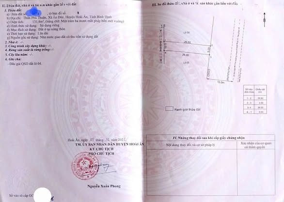 Đất nền Ân Đức Hoài Ân 131.4m² giá chỉ 900 triệu - Đầu tư ngay hôm nay!