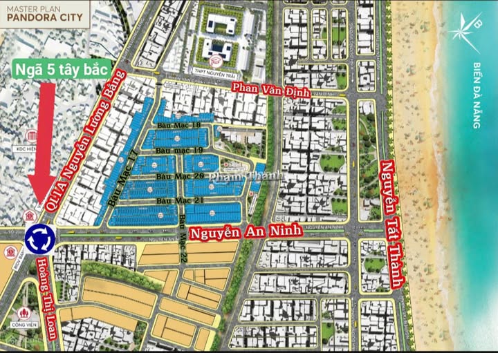 Đất nền Pandora City Đà Nẵng 100m² giá 4.95 tỷ - Cơ hội đầu tư hấp dẫn!