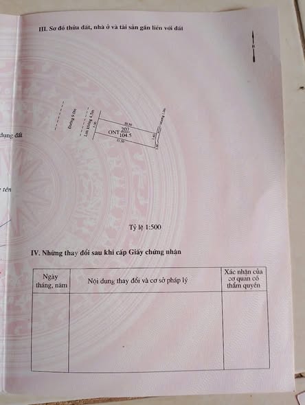 Đất nền chính chủ 104.5m² tại Thái Tân, Nam Sách - Giá 1.55 tỷ, cơ hội đầu tư hấp dẫn!